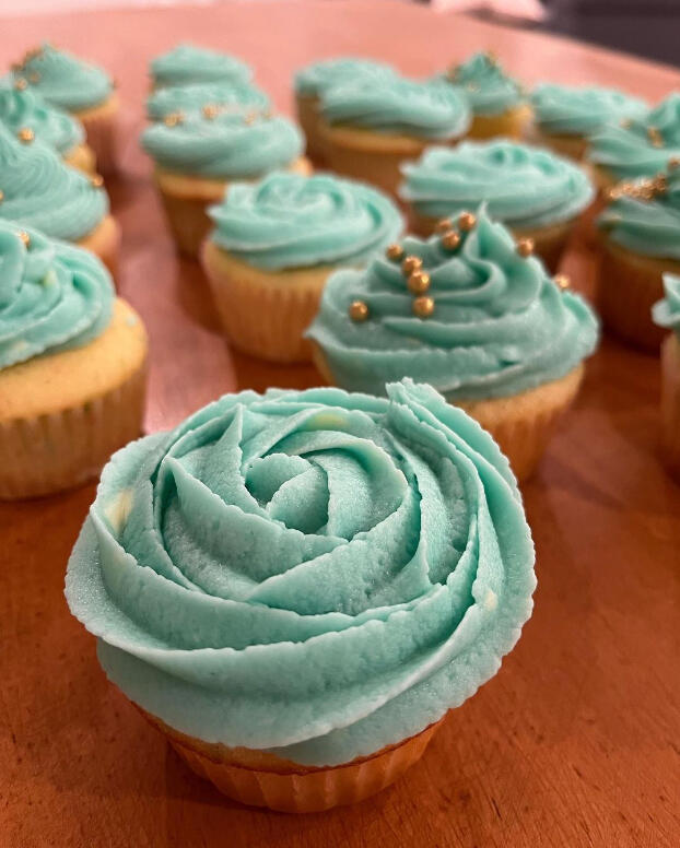 Blue cupcakes
